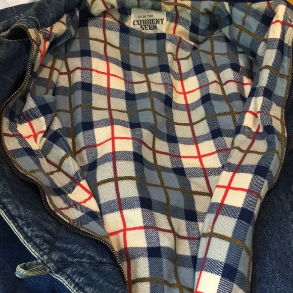 ✅Men Vintage CURRENT SEEN Jean Jacket Size M - Picture 9 of 10